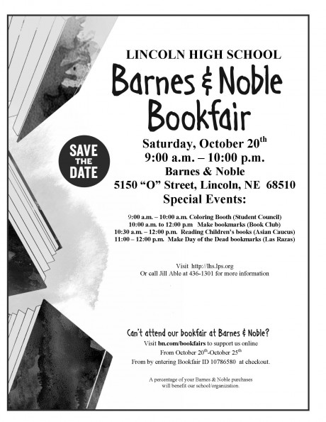 Barnes and Noble Bookfair proceeds to benefit Lincoln High
