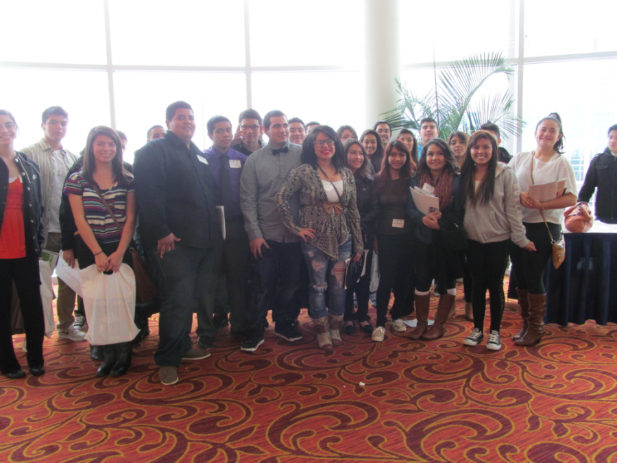 Las Razas Unidas visits UNL for the Latino Student Symposium. Photo courtesy of Chandra Diaz-DeBose