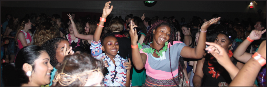 Students dance the night away at the LHS 2015 Homecoming Dance on Friday, Sept. 4, 2015.