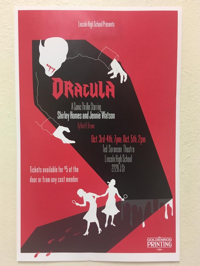 Dracula performances will run from October 3 until October 5, 2019. Photo courtesy of The Advocate. 